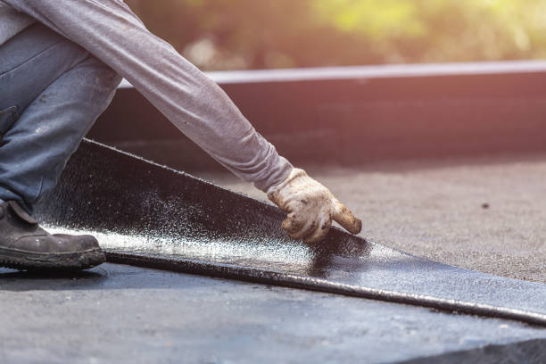 Professional Basement Waterproofing technician working in Woodberry Forest, VA